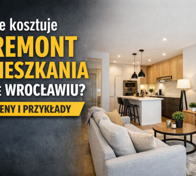 remont mieszkania Wrocław nowoczesne wnętrze po wykończeniu
