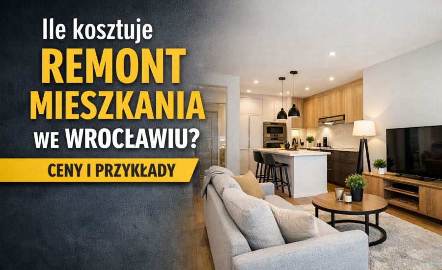 remont mieszkania Wrocław nowoczesne wnętrze po wykończeniu