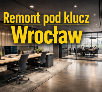 remont pod klucz Wrocław nowoczesne biuro po wykończeniu